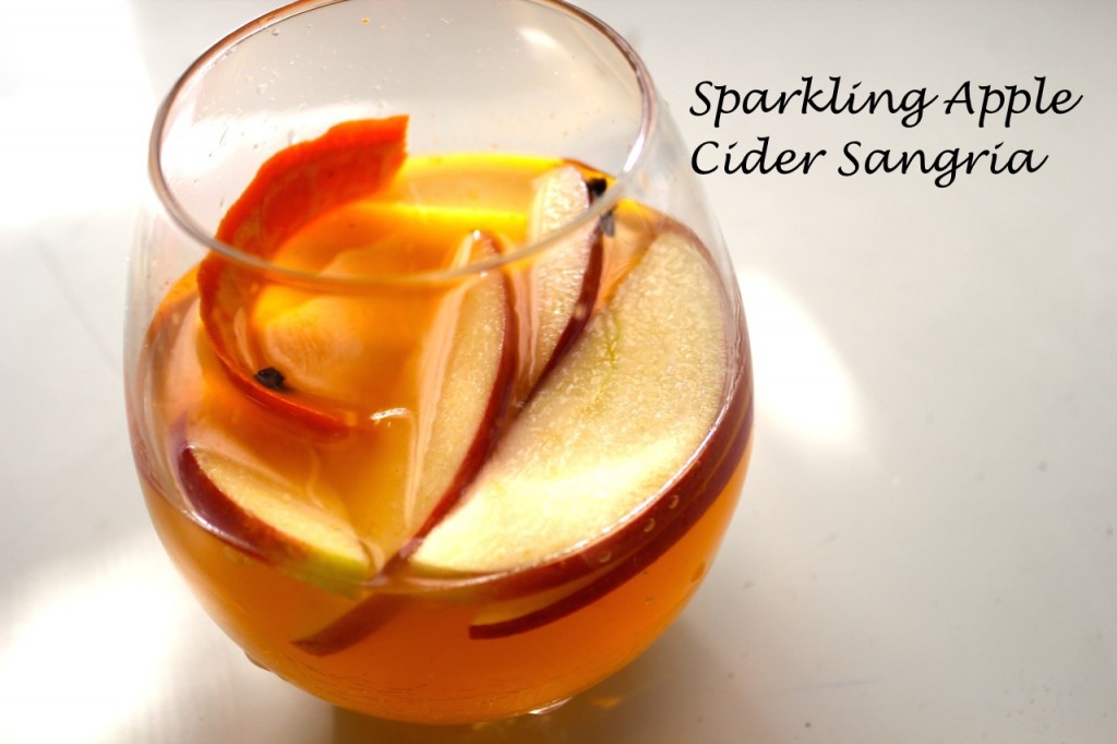 sparkling cider sangria