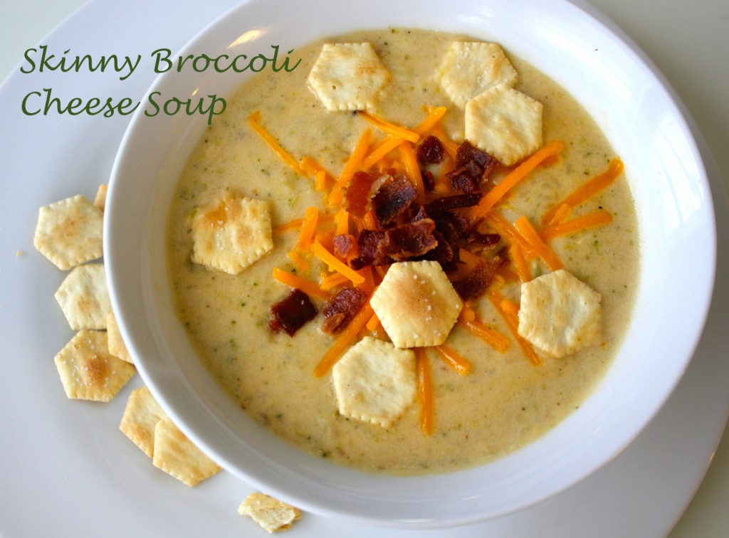 Skinny Broccoli Cheese Soup